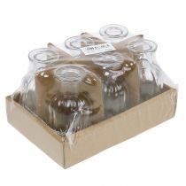 položky Váza na fľašu malá Ø5,5cm H10,5cm číra 6 ks