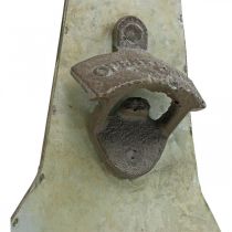 položky Otvárač na fľaše vintage kovová dekorácia so zbernou nádobou V41cm