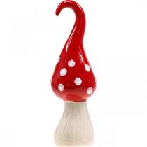 položky Deco Muškátová keramika Deco Mushroom Červená Biela Ø6,5cm V21cm