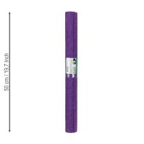 položky Krepový papier na kvetinárstvo tmavo fialový 50x250cm