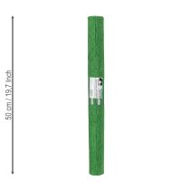 položky Krepový papier na kvetinárstvo zelený 50x250cm