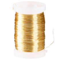 položky Kvetinársky drôt, myrtový drôt, dekoračný drôt, zlatý, 0,30 mm, 100 g, 3 kusy, na tvorenie, výrobu šperkov a dekorácií
