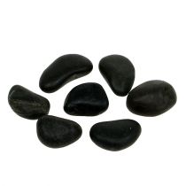 položky Riečne kamienky čierne matné 2cm - 5cm 1kg