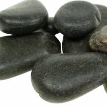položky Riečne kamienky Matná čierna Prírodné kamene Dekoračné kamene L15–60mm Š15–40mm 2kg