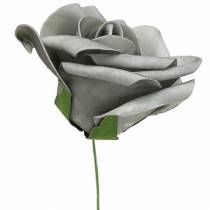 položky Penová ruža Ø10cm šedá 8ks