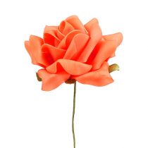 položky Penová ruža Ø 10cm oranžová 8ks