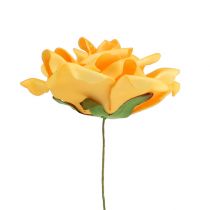 položky Penová ruža Ø15cm žltá 4ks