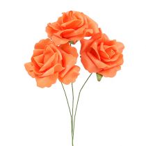 položky Penová ruža Ø 6cm oranžová 27b