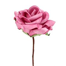 položky Penová ruža Ø7,5cm ružová 18str