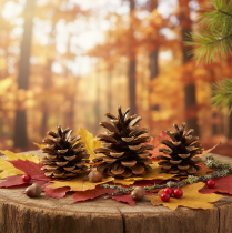 položky Šišky čierne 5cm prírodné 5ks