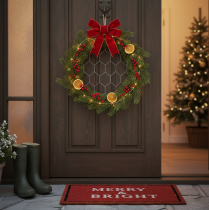 položky Dekoratívne kovové závesné krúžky z rafie, Ø20cm, 4 kusy, boho dekorácia na stenu, dekorácia na okno