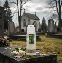 položky Náhrobná sviečka biela týždenná horák ICP kompostovateľná V24 cm