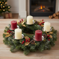 položky Svietnik strieborný Ø10cm 4 ks