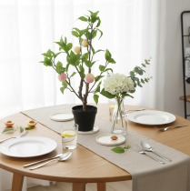 položky Umelá broskyňová so 4 plodmi, dekoratívna, V53 cm