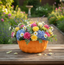 položky Kovová dekoratívna forma na pečenie Bundt cake oranžová Ø23cm V12cm