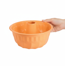 položky Kovová dekoratívna forma na pečenie Bundt cake oranžová Ø23cm V12cm