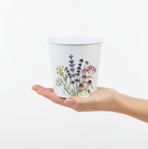 položky Kvetináč, kvetináč, plech, kvetináč Ø15cm V14cm