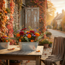 položky Kvetinová misa s rúčkami, dekoratívna misa, kovová, 17,5 × 12 × 9 cm