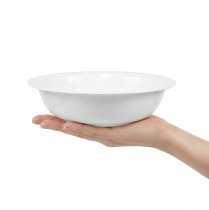 položky Kovová misa, vzhľad bieleho smaltu, Ø29cm, V7,5cm