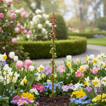položky Záhradná mriežka na záhradnú dekoráciu s dekoratívnym prvkom 115 cm