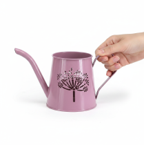 položky Kovová dekoratívna krhlička, dizajn ružovej púpavy, 12 cm, 2 kusy