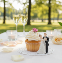 položky Nevesta a ženích 6cm 2ks