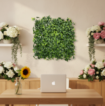 Článok Umelá brečtanová rohož 60x60 cm zelená na dekoráciu steny