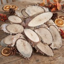 Článok Brezové drevené plátky oválne brezové plátky 4-9cm 450g
