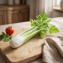 Článok Umelá zeleninová dekorácia stonkový zeler s reálnym nádychom 30cm