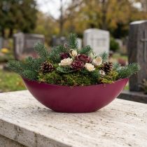 Článok Dekoračná misa na rastlinnú loďku Berry 38,5cm×12,5cm×13cm