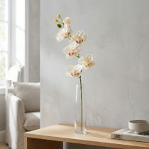 Článok Orchidea Phalaenopsis umelé 6 kvetov krémovo ružové 70cm