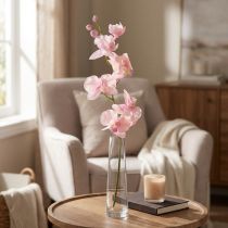 Článok Orchidea Phalaenopsis umelé 6 kvetov ružové 70cm