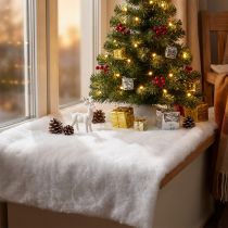 Článok Snehová deka deco umelý sneh mat snehový koberec biely 200×50cm