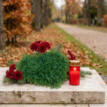 Článok Ozdobné srdce buxus umelá dekoračná podložka zelená 30,5cm