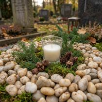 Článok Riečne kamienky prírodný krém 3-5cm 1kg