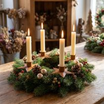 Článok Svietnikové sviečky adventná hviezda hnedá Ø9,5cm 4ks