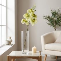 Článok Orchidea Umelá žltá Zelená Phalaenopsis 85cm