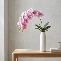 Článok Orchidea Phalaenopsis umelé 8 kvetov ružové 104cm