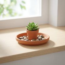 Článok Podložka pod kvetináč, terakota, miska na jedlo, aranžmán Ø8,8 cm