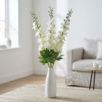 Článok Delphinium biele umelé kvety Delphinium hodvábne kvety umelé kvety 3ks