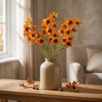 Článok Umelé kvety Cosmea Orange košík na šperky V51cm 3 ks