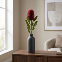 Článok Umelý kvet Banksia Red Burgundy Artificial Exotics 64cm