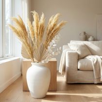 Článok Pampas Grass Yellow Umelá okrasná tráva Suché kvety 3ks