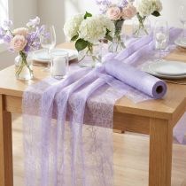 Článok Deco fleece behúň na stôl Sizoweb svetlo fialový 30cm 25m