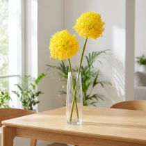 Článok Allium žltý kvet umelá cibuľa 80cm Ø14,5cm 2ks