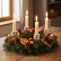Článok Svietnik paličkový svietnik adventný veniec 11cm 12 ks