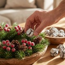 Článok Cyprusové šišky 3 cm bielené 500 g