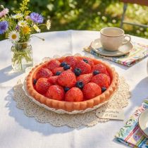 Článok Dekoratívna jahodová torta do pekárne, umelá torta Ø15cm