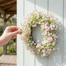 Článok Umelý kvetinový veniec na dvere veniec dekorácia na stenu Ø30cm V6cm