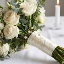 Článok Špendlíky s perlovou hlavičkou champagne Ø8mm L65mm 55 ks